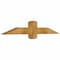 Ekena Millwork Eugene Rough Sawn Timber Gable Bracket, Western Red Cedar, 48"W x 8"H x 4"D x 4"F, 4/12 Pitch GBW048X08X0404EUG00RWR - alternate 5